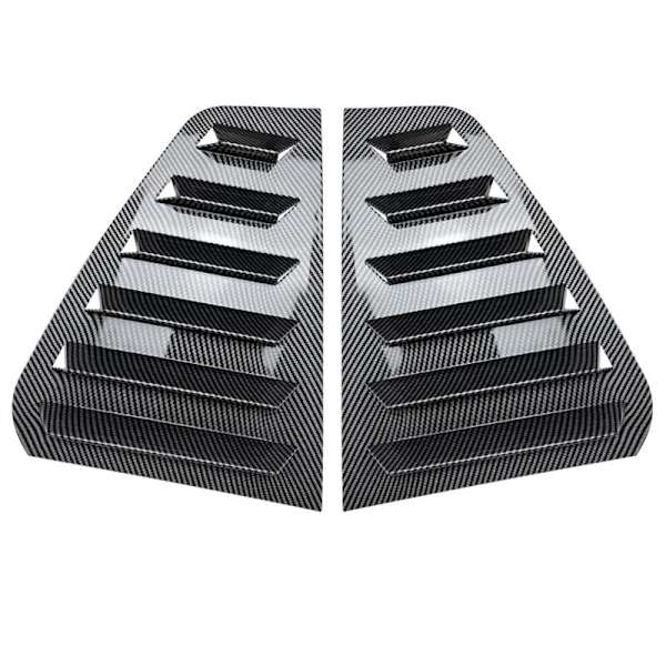 Bil Glasfiber Bakre Fönster Triangel Jalusi Kåpa Klistermärken för Golf 6 MK6 2008-2012 Stil