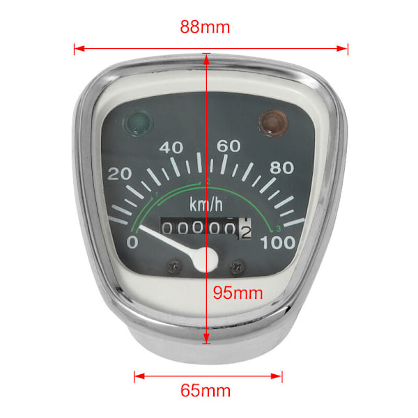 Retro Speedometer Tachometer Odometer Instrument for Passport C50 C70 C90 C70MK3 Universal Gauges