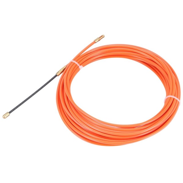 4 mm 10 meter dragtråd, orange nylon elektrisk kabel dragtråd, dragfjäder, fiskband