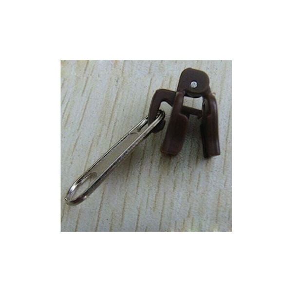 Clip-on dragkedja, dragkedja, Zlideon dragkedja, metall dragkedja reparationskit för kläder, väska, jackor, tält, bagage