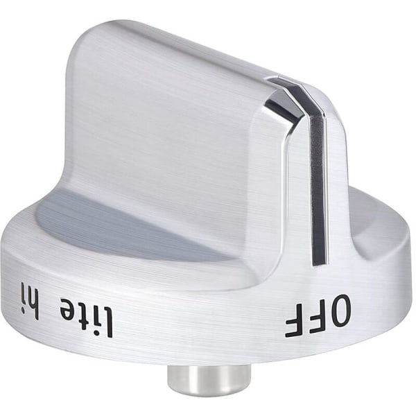1X 5304502763 Stove Knob Replacements, Compatible Reinforced Stainless Steel Protective Ring, for AP5984069