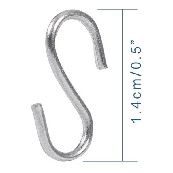 150 stk. Mini S-kroge Metalforbindelser S-kroge til DIY-håndværk, ophængning, nøgleringe og mærker