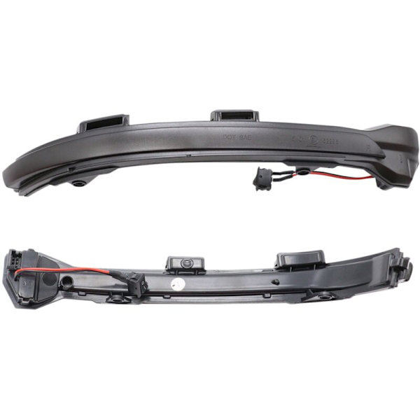 Dynamiska LED-blinkers till backspegel med switch för MK7 Golf 7 II