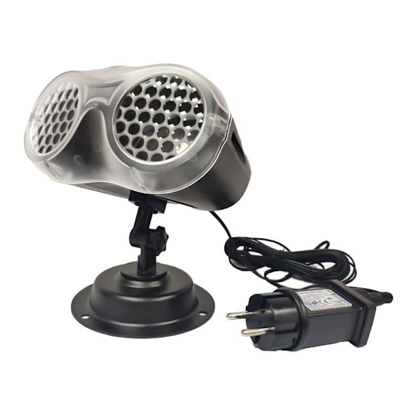 Innendørs og utendørs snøprojektor Snøfnuggprojektorbelysning IP65 Vanntett dekorativ lampe for hage, hjem, bryllup, kveld, jul, fest