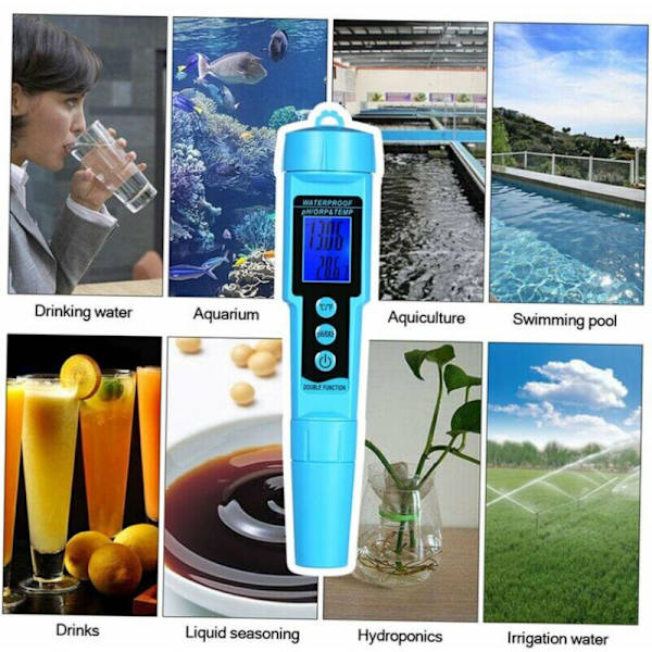 3 i 1 PH ORP Temperatur Test Pen