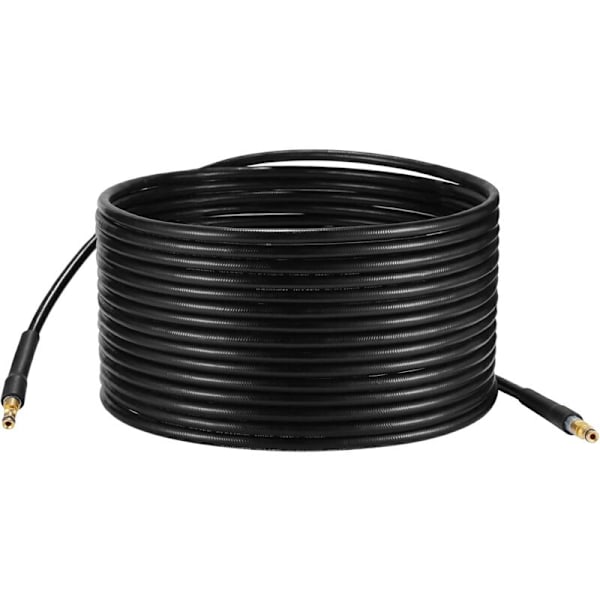 Forlengelsesslange for Kärcher K-serie K2 K3 K4 K5 K6 K7 Karcher høytrykksvasker, 15M Fleksibel Hurtigkobling Erstatningsslange med Messingtupper