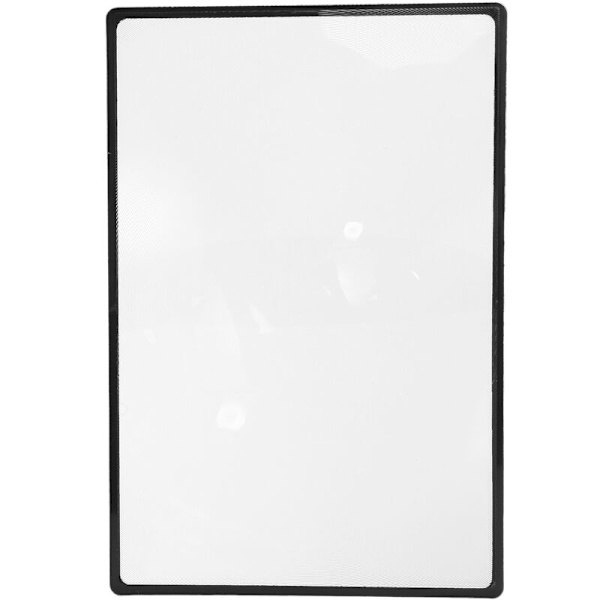 Läsplatta Förstoringsglas 3-Zoom Svart