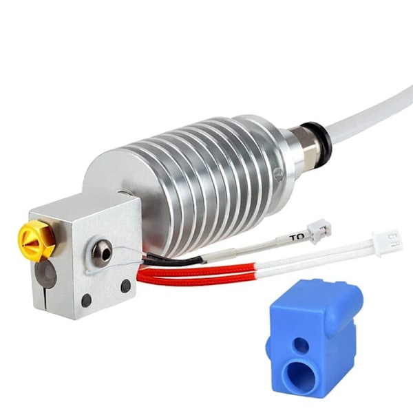 2X 3D-skrivar Extruder Hot End Kit för Anycubi Plus/Max Vyper Patronvärmare 24V Termistor 100K