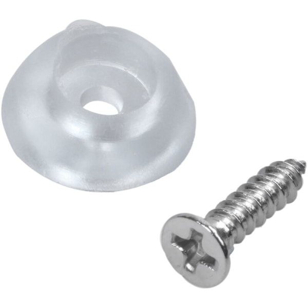 50 stk. Møbelbord Stole Beskyttende Ben Gummipolstrede Fødder 17mm x 6mm