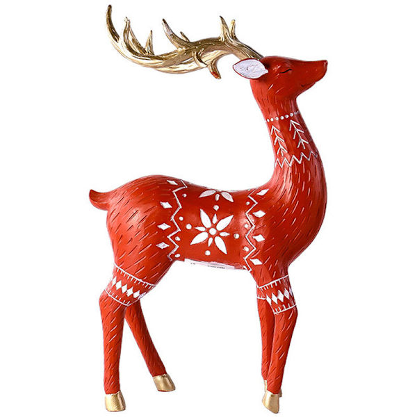 Jul Dekoration Röd Älg Serie Vardagsrum Jul Dekoration Hantverk Prydnader Julgåvor A
