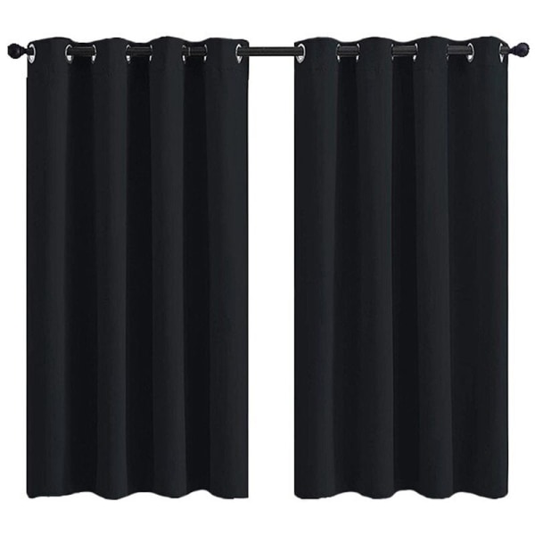 Set of 2 Blackout Curtains for Patio Sliding Door, Thermal Insulated Blackout Curtains for Bedroom Curtains-A