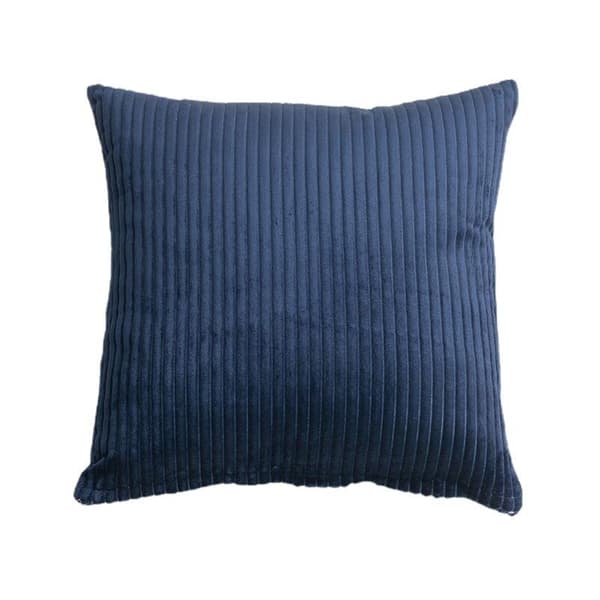 Set med 2 kuddfodral 45x45cm Sammet Mörkblå Kuddfodral