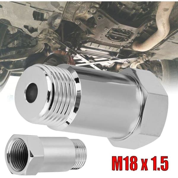 M18X1.5 Oxygen O2 Sensor Adapter Konverter Bil CEL Fix Check Engine Light Eliminator O2 Forlænger Spacer