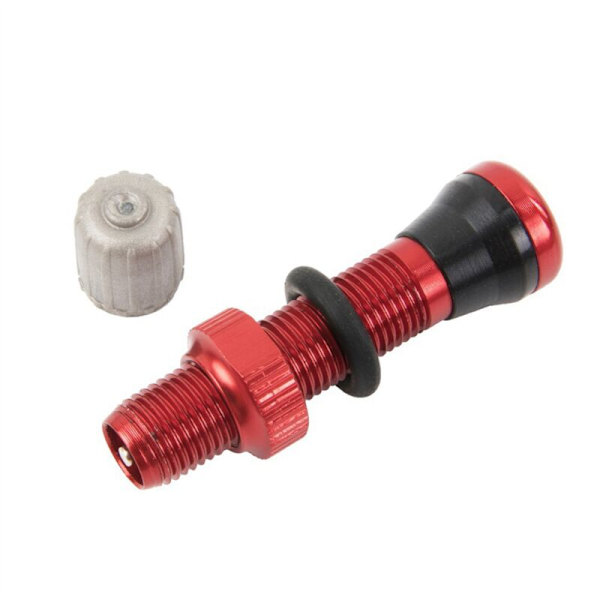 5 par 40mm slanglösa luftventiler för landsvägscykel och universal Schrader-ventil 10mm bas