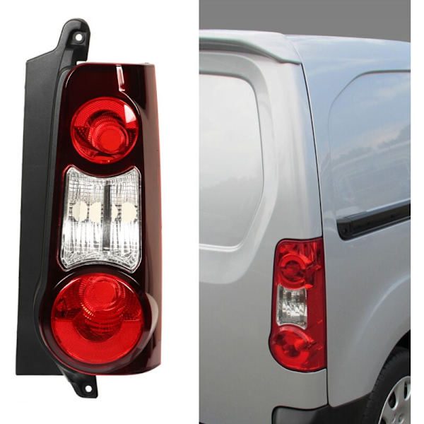 Høyre baklykt 9677205480 Bakre bremse- og blinklyslampe erstatning for Citroen Berlingo Mk2 Van