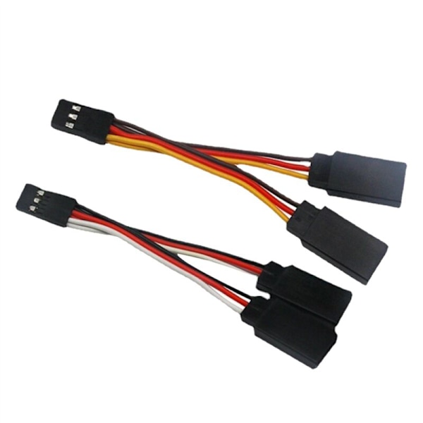 15 stk JR/Futaba Style Servo 1 til 2 Y-kabel Mannlig Splitter Forlengelseskabel for RC-modeller 7 cm
