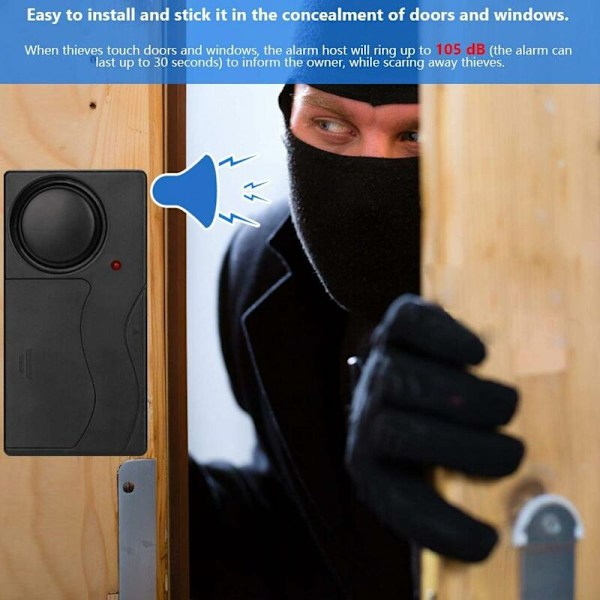 Trådlöst Dörrlarm MR-04R Dörrfönsterlarm Dörrinbrottslarm