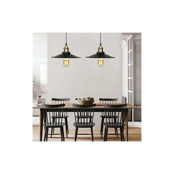 Industrial Vintage Edison Pendant Lamp Ceiling Light Retro Indoor Chandelier for Decoration E27 Metal Ceiling Light Elegant Pendant (Without Bulb)