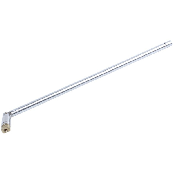 22cm - 100cm 6-osainen hopeinen teleskooppiantenni televisiolle ja DAB-radiolle
