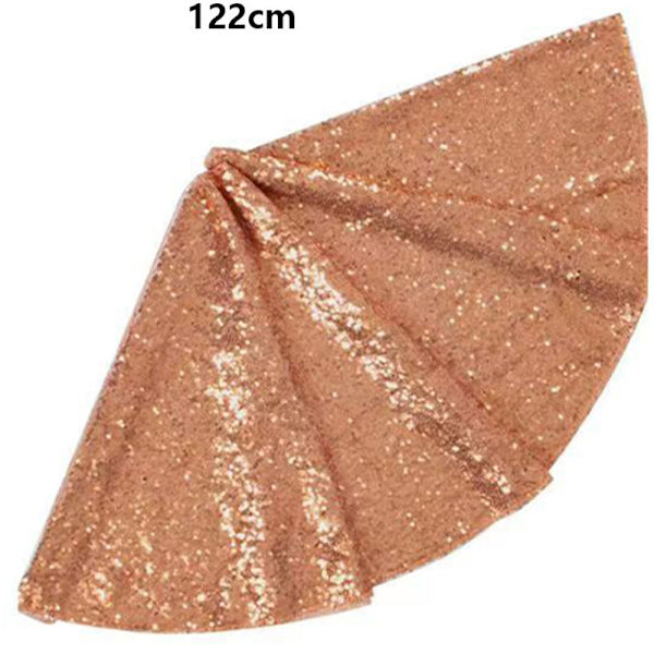 Champagne-väriset Sekvenssit Joulukuusen Helma Joulukoriste Rose Gold