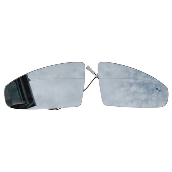 Vänster bil uppvärmd blind spot varning sidodörr vinge backspegel lins glas för