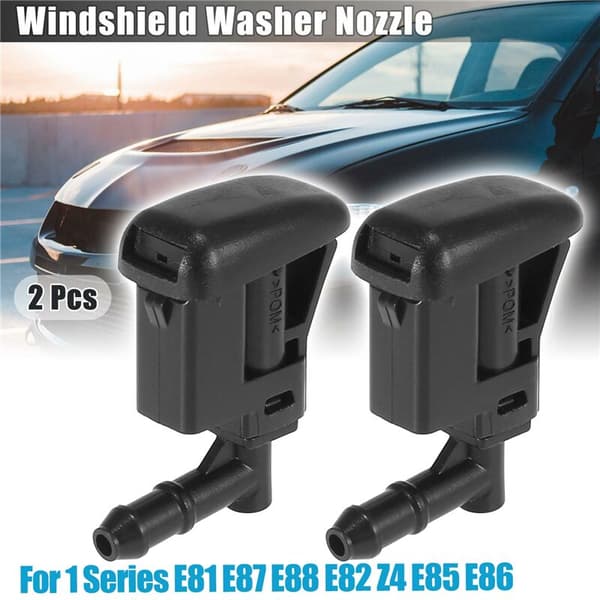 1 par For-serie E81 E87 E88 E82 Z4 E85 E86 Vindusspylerspraydyse Jet Vindu Ny 61667110852