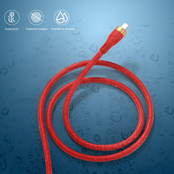 USB-kaapeli Uusi 120W 6Ft Type C -kaapelilaturi Android-laitteille Supernopea latauskaapeli - Musta