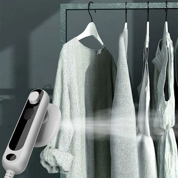 Mini ångstrykjärn för kläder - Bärbar våt och torr ångstrykare - Säkra och enkla att använda hemtillbehör för strykning av klänning, byxor, T-shirts, kostymer, rockar