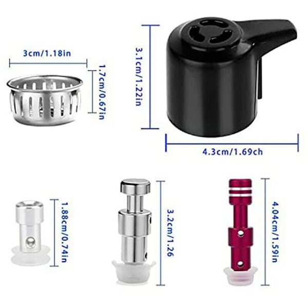 Dampudløserhåndtag Float Valve Reservedele med Anti-blokeringsskjold til Instantpot Duo/Duo plus 3 5 6 og 8 Quart