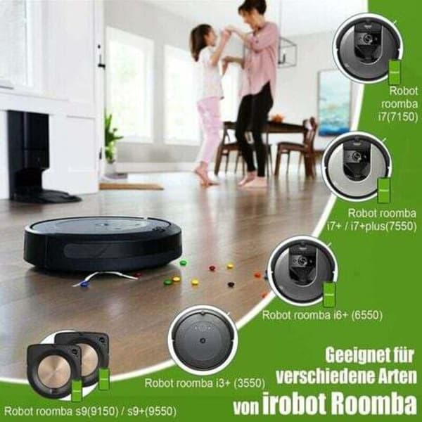 5 stk. Irobot Roomba i7 poser, udskiftningsstøvposer til iRobot Roomba i7 i7+ / i7 Plus E5 E6 E7 S9 S9+ støvsuger