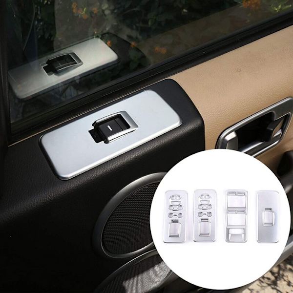 Fönsterlyftknapp Kontrollpanel Ramskydd Trim för 3 LR3 Range Sport