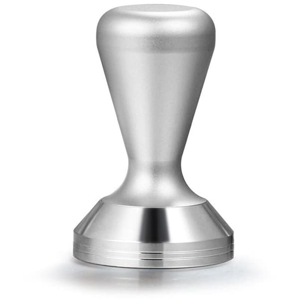 Solid rustfritt stål kaffemanipulator flat base kaffepulverhammer kaffepressetilbehør I