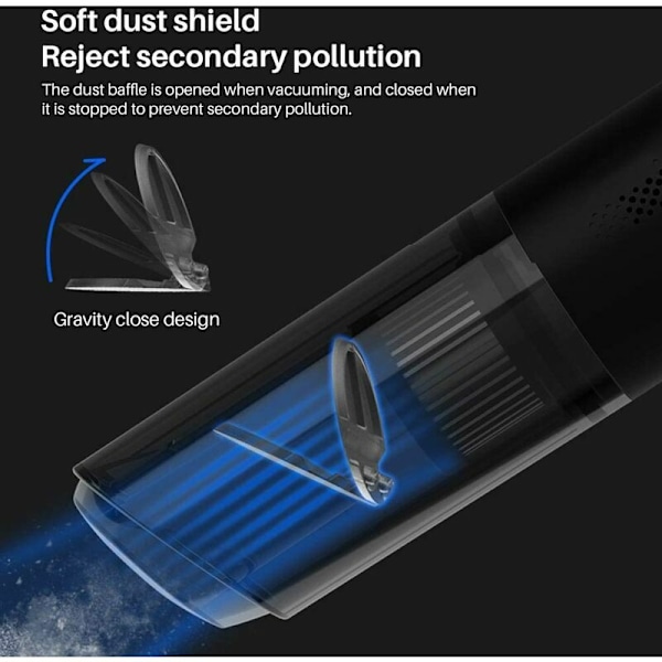 Dustbuster Langaton Käsikäyttöinen Imuri, Langaton Imuri Latausasemalla/Seinäkiinnityksellä, Laaja Imuaukko, Astianpesukoneenkestävä Likakoppa