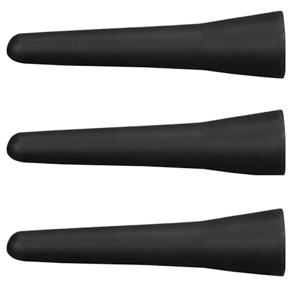 3X Universal Car Antenna, Small Short 6.5cm (2.5inch), Mini Car Radio Accessories, FM/AM Inputs M5 M6, Black