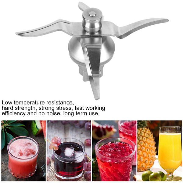 Rustfrit Stål Blenderbladhoved med Rengøringsbørste Reservedele Velegnet til Thermomix TM31
