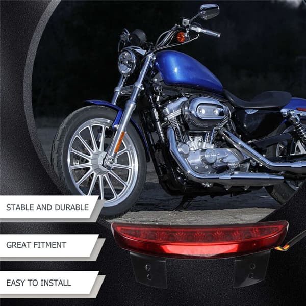 TAKAVALOLAMPPU SPORTSTER XL 883 Punainen