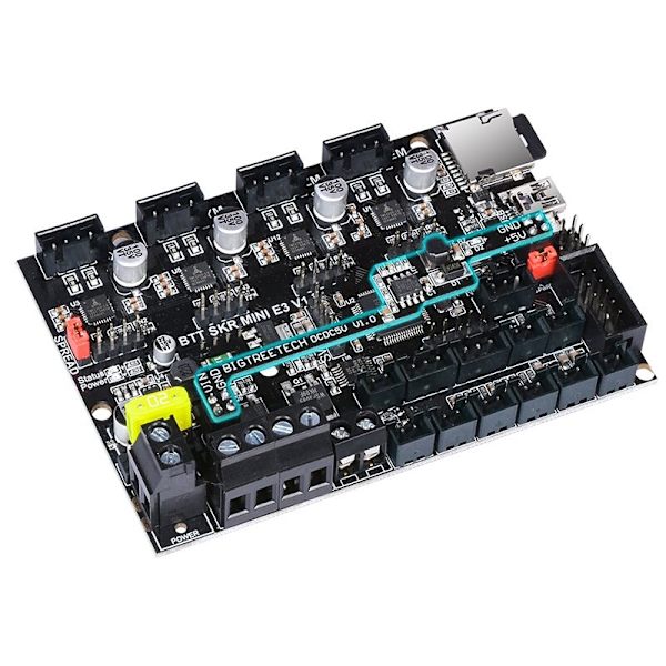 DCDC5V V1.0 5V Strömmodul för SKR Mini E3 V1.2 32-bitars styrkort RGB-ljus Lägg till lampor 3D-skrivardelar