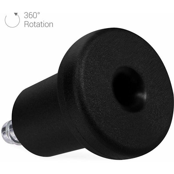 Klockor för kontorsstol - 5-pack ersättningsstolar Caster Tips 10/22 mm - Fast och tyst sitsben för hårt golv