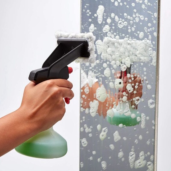 Fönsterdammsugare Rengöringsdukar Sprayflaska Glas för GlassVAC för Glas och släta ytor 70mm x 130mm