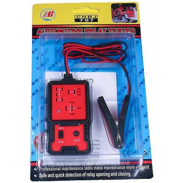 Universal elektronisk bilrelétester, egnet for bilbatteritestere