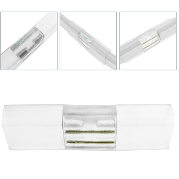 Rak koppling för LED Neon Flex LNF 2 stift 16x8mm