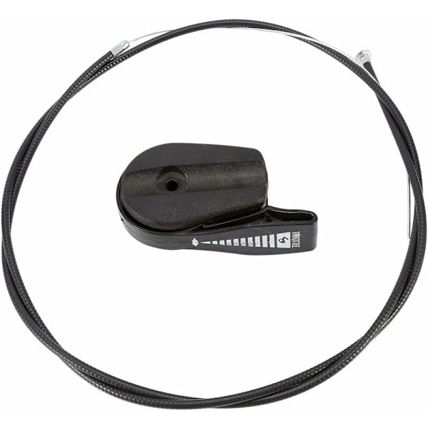Plæneklipper Gas Kabel Universal 65'' Gas Kabel Udskiftning Kontrol Kit til Plæneklipper Håndtag Kit GXV160 Plæneklipper Dele (Sort)--TRIM