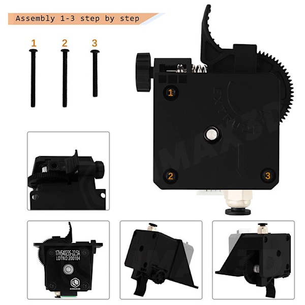 Uppgradering av Extruderdelar Kompatibla med CR10, DIY 3D-skrivarserie 3 Kompatibel ED3 V6 Hotend J-Head