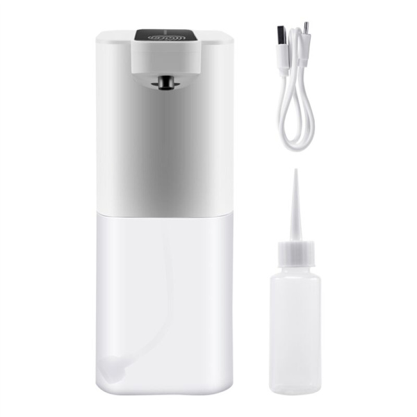 Automatisk skumdämpare med sensor, 400 ml, USB-laddningsbar skumdämpare, IPX4 vattentät, kontakt