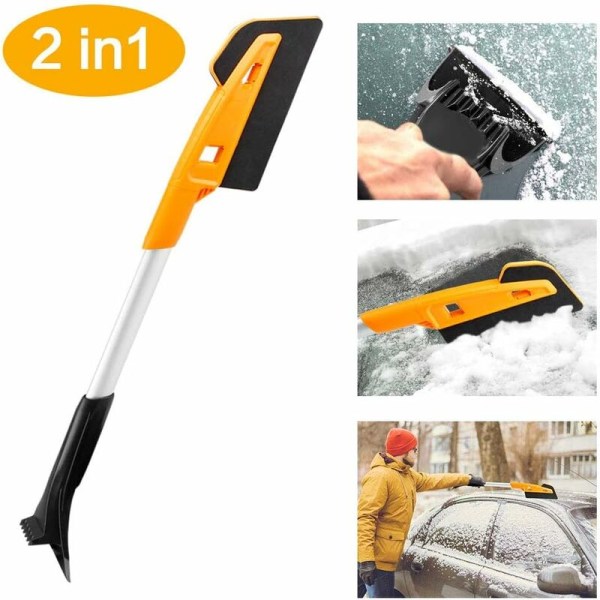 Bil Anti-Frost Isskraper med Hanske Oppvarmet og Vanntett Fôr Vindusvisker Snøskrape Elastisk Innelukket 2 PCS-