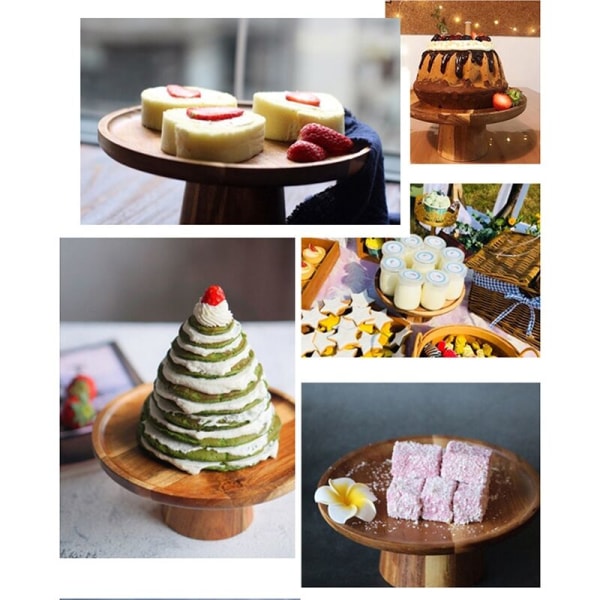 Japansk stil trä fruktbricka torkad frukt snacks hushållstårta bricka dessertbord