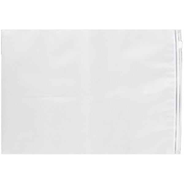 50 stk/pakke Svømmematte Frosted Pouch Svømmepose Vanntett Forseglet Pose Transparent Glidelåspose Klær BH Sko Oppbevaring