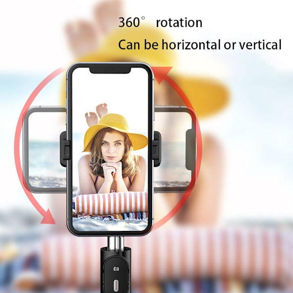 3 i 1 Udtrækkelig Monopod Bluetooth Selfie Stick Mini Tripod med Universal Bluetooth Fjernbetjening til