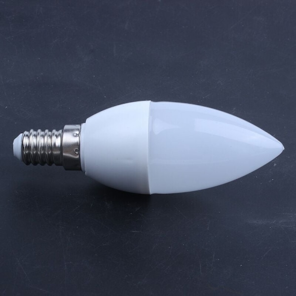8W E14 LED stearinlys 15 SMD 2835 680 AC 220V 2 stk.