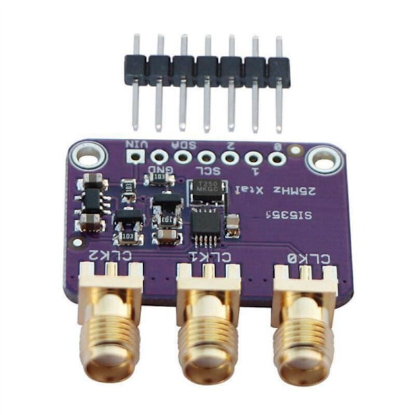 4X Si5351A I2C Klockgenerator Breakout Board 25Mhz 8Khz till 160Mhz för D9I2